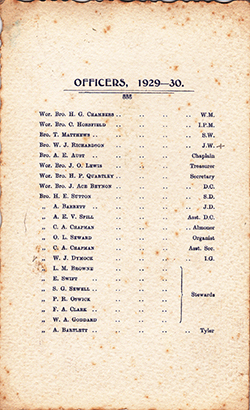 Chambers Officers